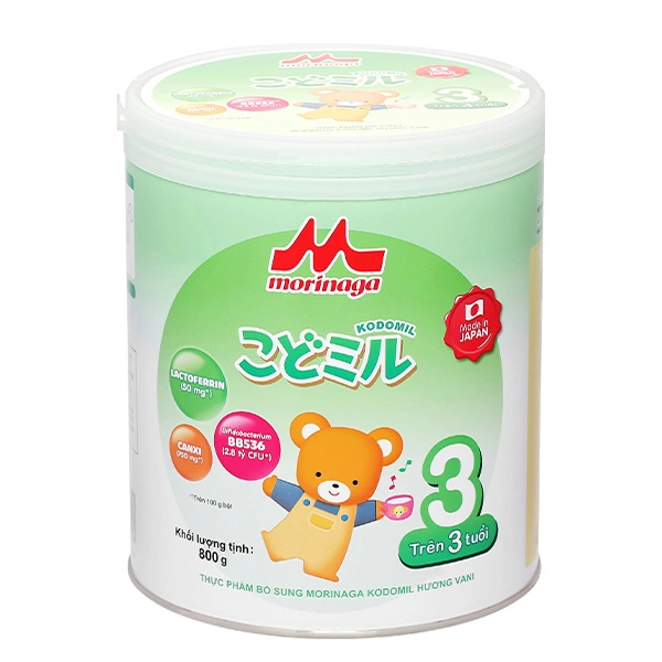 Sữa bột Morinaga Kodomil số 3 hương vani 800g (từ 3 tuổi) (mẫu mới) 1