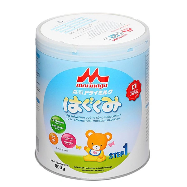 Sữa bột Morinaga Hagukumi số 1 800g (0 - 6 tháng) (mẫu mới) 1