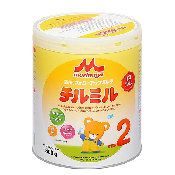 Sữa bột Morinaga Chilmil số 2 800g (6 - 36 tháng) (mẫu mới) 1