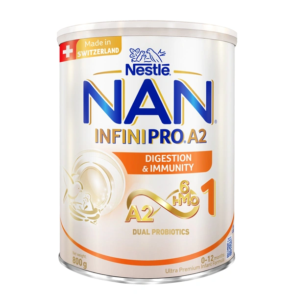 Sữa bột NAN InfiniPro A2 6HMO số 1 (đạm quý A2) 800g (0 - 12 tháng) 1
