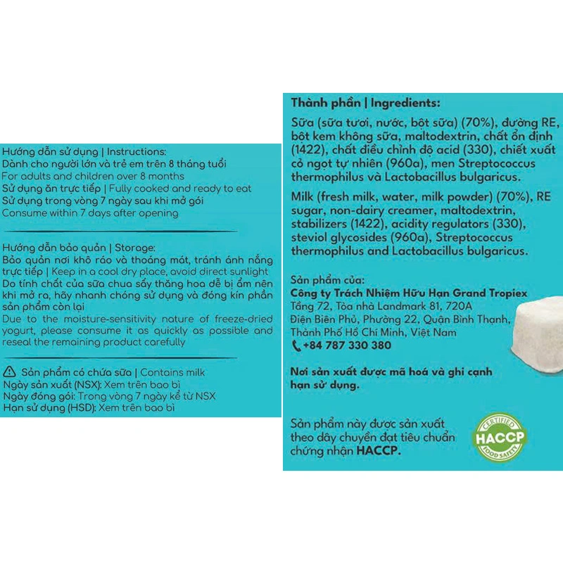 Sữa chua khô sấy thăng hoa vị cà chua Aya-ua gói 16g (từ 8 tháng) 22