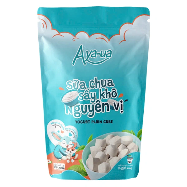 Sữa chua khô sấy thăng hoa vị tự nhiên Aya-ua