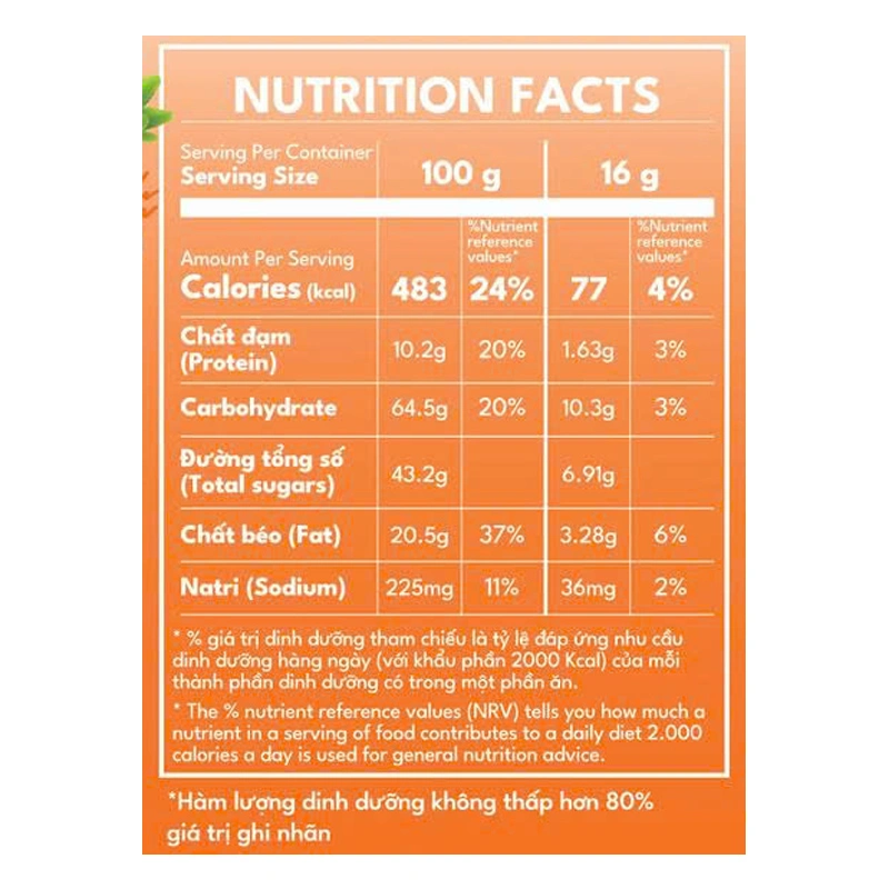 Sữa chua khô sấy thăng hoa vị cà chua Aya-ua gói 16g (từ 8 tháng) 15