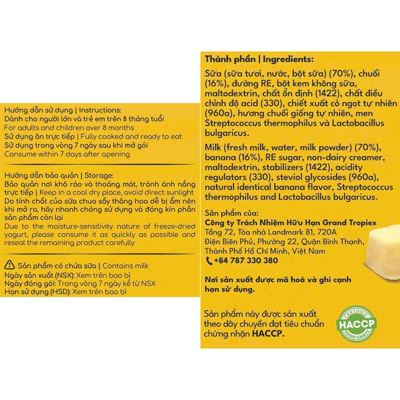 Sữa chua khô sấy thăng hoa vị cà chua Aya-ua gói 16g (từ 8 tháng) 19