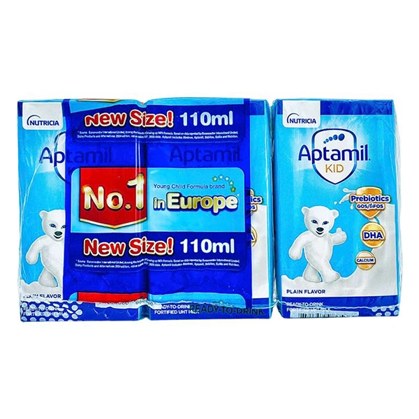 Lốc 3 hộp sữa pha sẵn Aptamil Kid 110 ml (từ 1 tuổi) 1