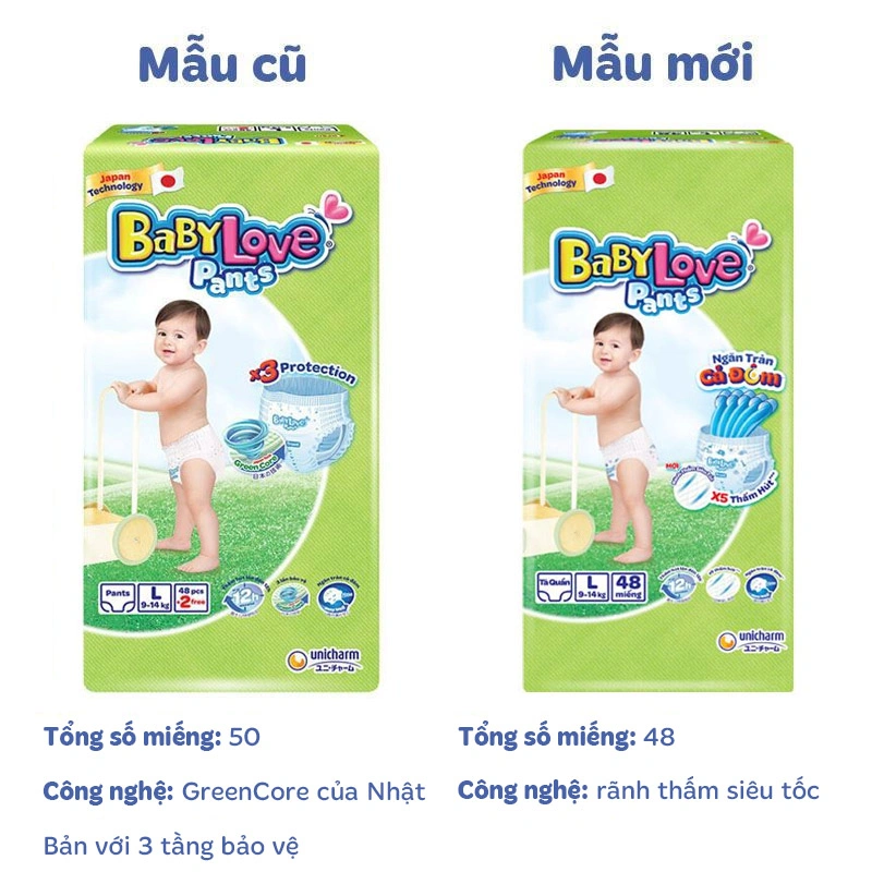 Tã quần BabyLove size L 48 miếng (9 - 14 kg) - Giao bao bì ngẫu nhiên 2