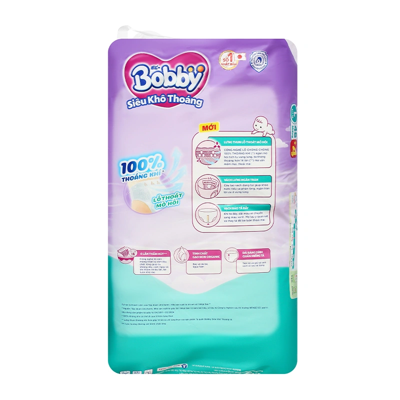 Tã quần Bobby size M 56 + 4 miếng (6 - 11 kg) - Giao bao bì ngẫu nhiên 18