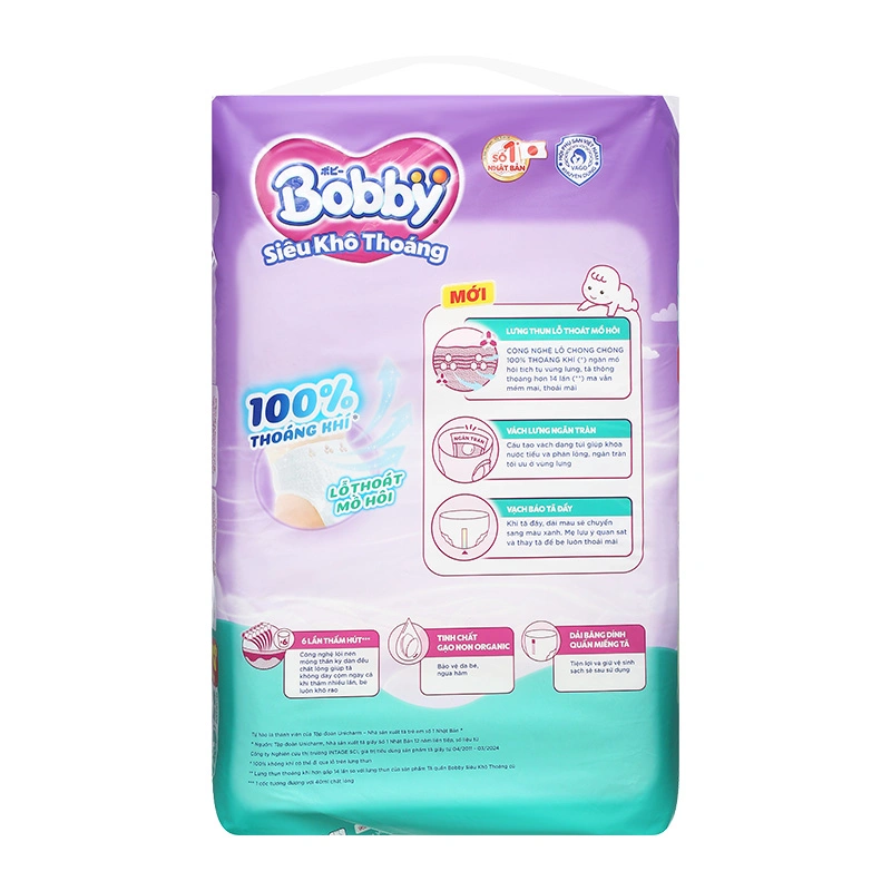 Tã quần Bobby size M 56 + 4 miếng (6 - 11 kg) - Giao bao bì ngẫu nhiên 3