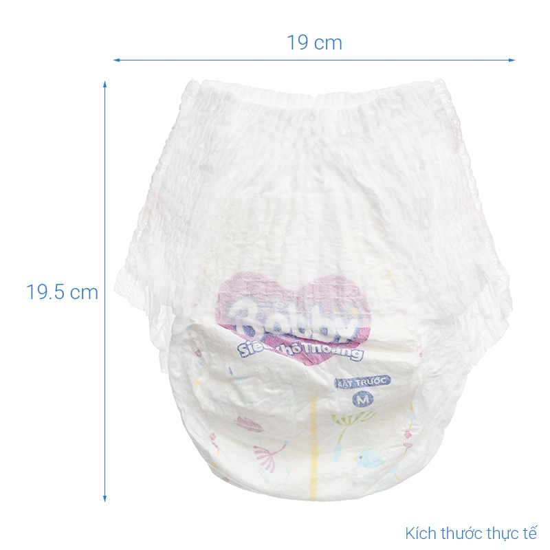 Tã quần Bobby size M 56 + 4 miếng (6 - 11 kg) - Giao bao bì ngẫu nhiên 8