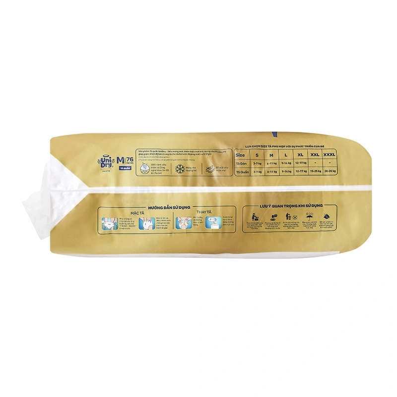Tã quần Unidry Supreme Thin & Soft size XL 60 + 8 miếng (12 - 17 kg) 18