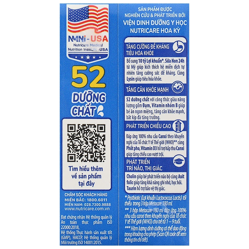 Combo 3 thùng 48 hộp sữa non pha sẵn MetaCare Eco 110 ml (từ 1 tuổi) 37