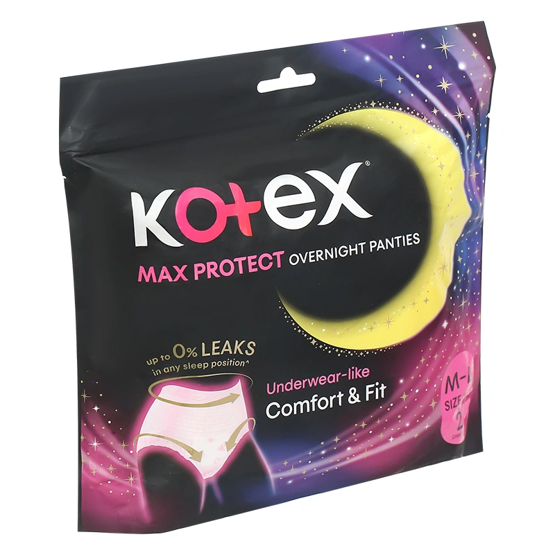 Băng quần ban đêm Kotex chống tràn size M-L 2 miếng - Giao bao bì ngẫu nhiên 4