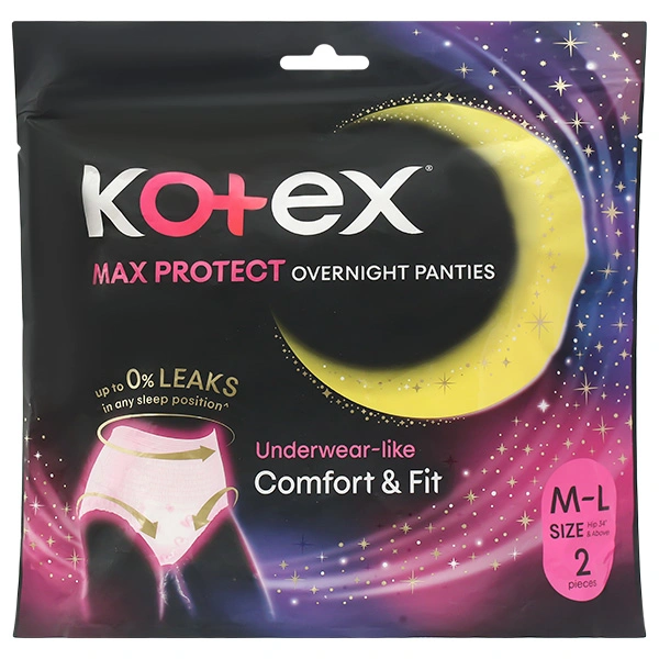 Băng quần ban đêm Kotex size M-L - Giao bao bì ngẫu nhiên