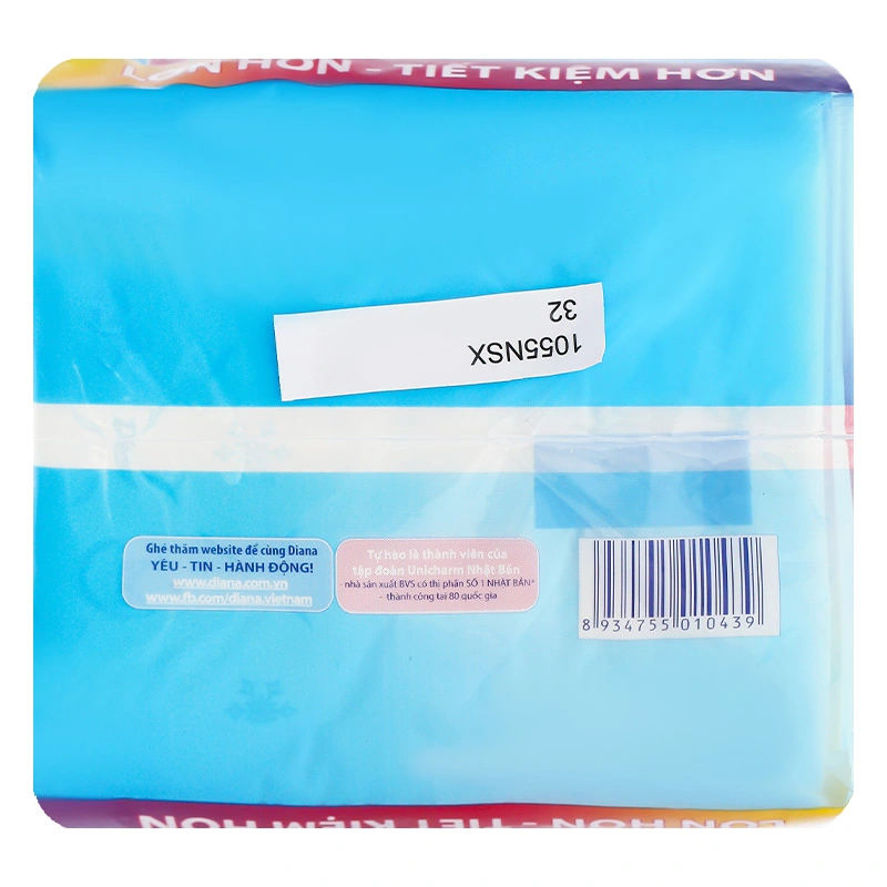 Băng vệ sinh ban ngày Diana Sensi Cool Fresh siêu mỏng có cánh 20 miếng - Giao bao bì ngẫu nhiên 5