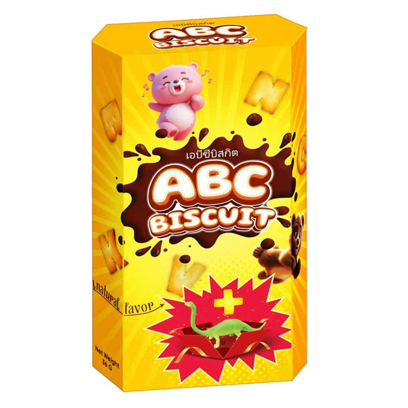 Bánh quy đồ chơi khủng long ABC VFOODS vị sữa hộp 36g (từ 2 tuổi) - Giao bao bì ngẫu nhiên 2