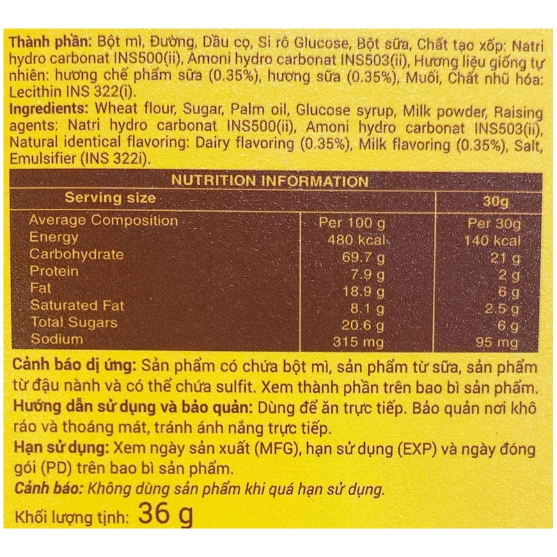 Bánh quy đồ chơi khủng long ABC VFOODS vị sữa hộp 36g (từ 2 tuổi) - Giao bao bì ngẫu nhiên 4