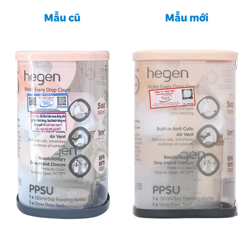 Bình sữa nhựa PPSU Hegen cổ rộng 240 ml (3 – 6 tháng) 12