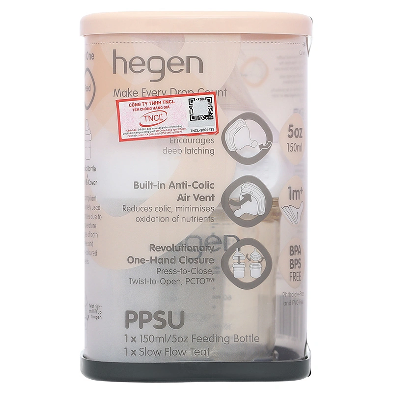 Bình sữa nhựa PPSU Hegen cổ rộng 240 ml (3 – 6 tháng) 17