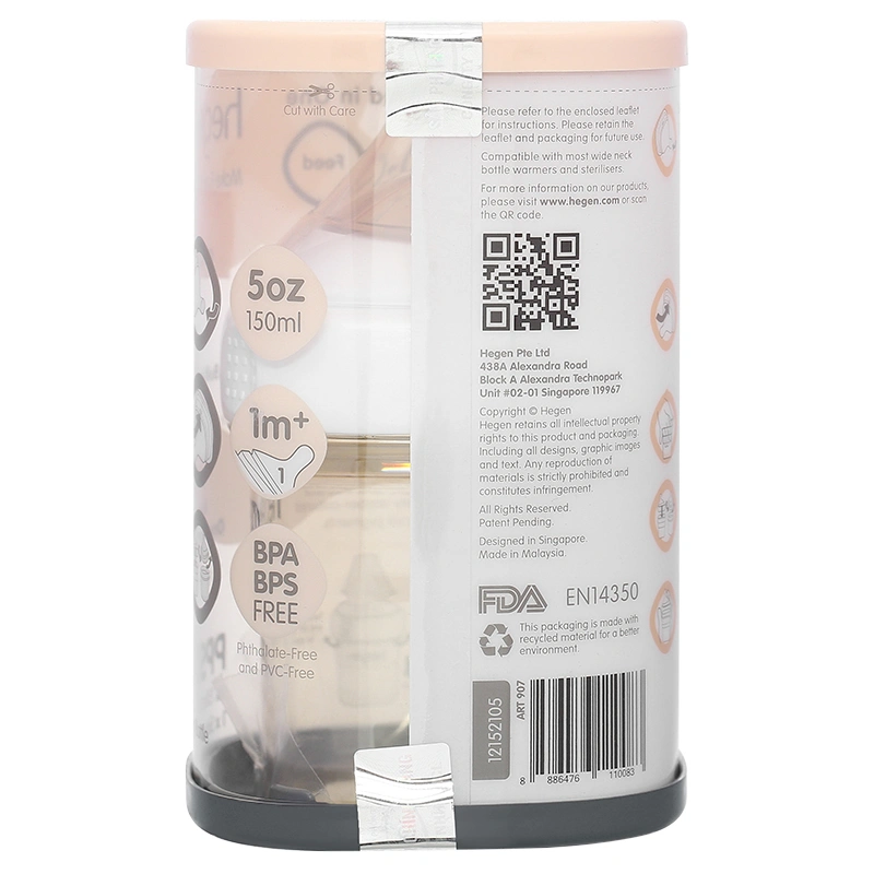 Bình sữa nhựa PPSU Hegen cổ rộng 240 ml (3 – 6 tháng) 19