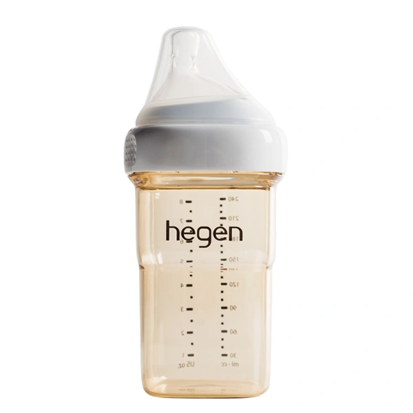 Bình sữa nhựa PPSU Hegen cổ rộng 240 ml (3 – 6 tháng) 1