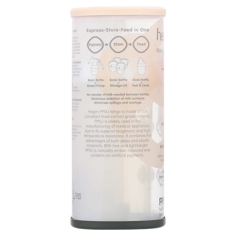 Bình sữa nhựa PPSU Hegen cổ rộng 240 ml (3 – 6 tháng) 40