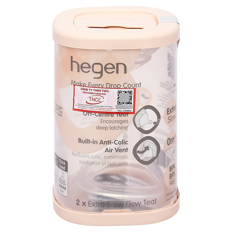 Bộ 2 núm ti Hegen cổ rộng size M (3 - 6 tháng) 16