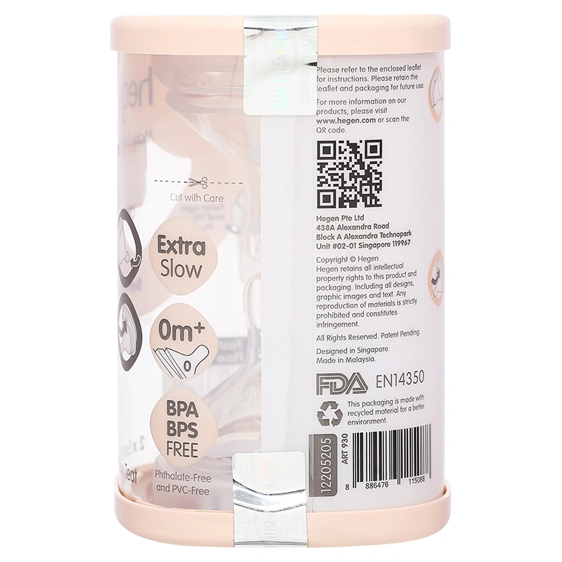 Bộ 2 núm ti Hegen cổ rộng size M (3 - 6 tháng) 20