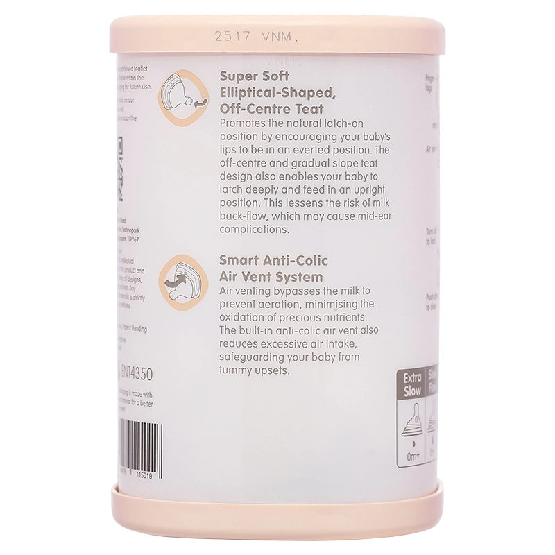 Bộ 2 núm ti Hegen cổ rộng size M (3 - 6 tháng) 9