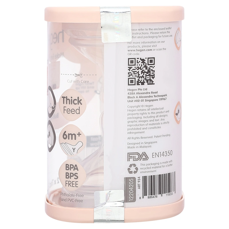 Bộ 2 núm ti Hegen cổ rộng size M (3 - 6 tháng) 29