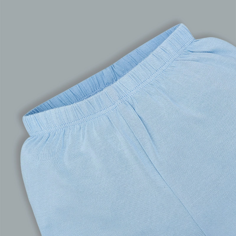 Bộ sát nách bé trai Lullaby NH372N màu trắng - xanh 9