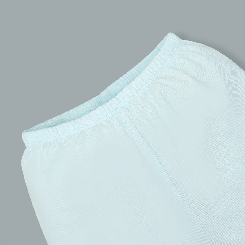 Bộ sát nách bé trai Lullaby NH345N màu trắng - xanh 10