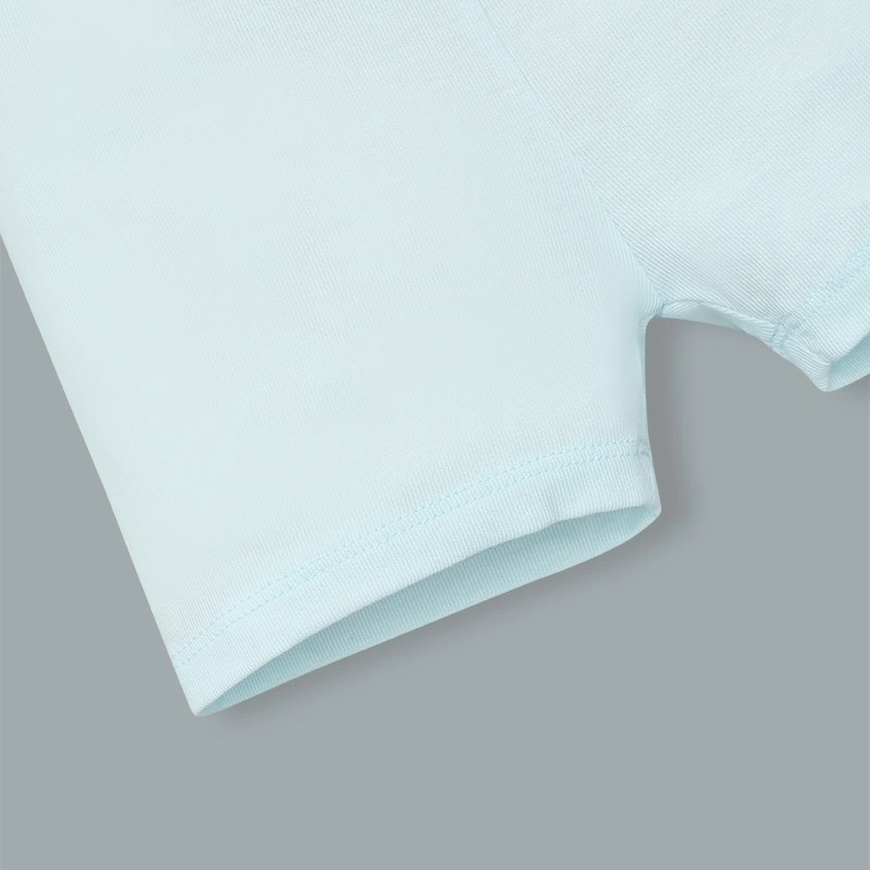 Bộ sát nách bé trai Lullaby NH345N màu trắng - xanh 11