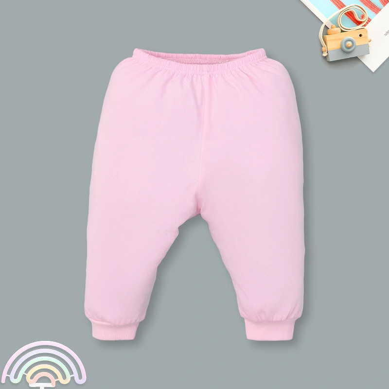Bộ tay dài cài chéo in hình thú IQ Baby màu hồng 9
