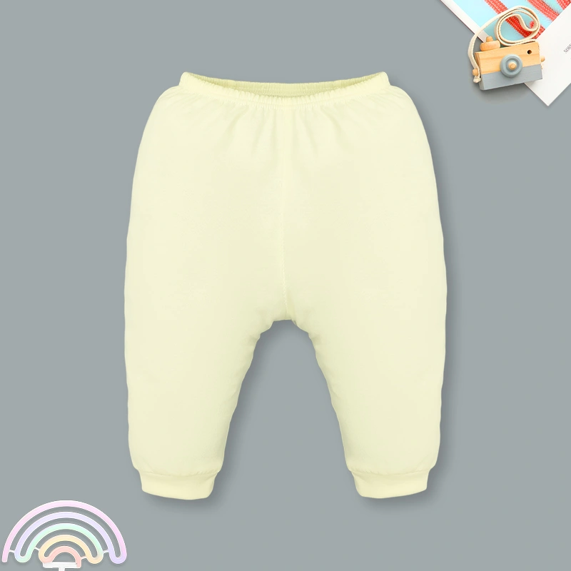Bộ tay dài cài chéo in hình thú IQ Baby màu vàng 9