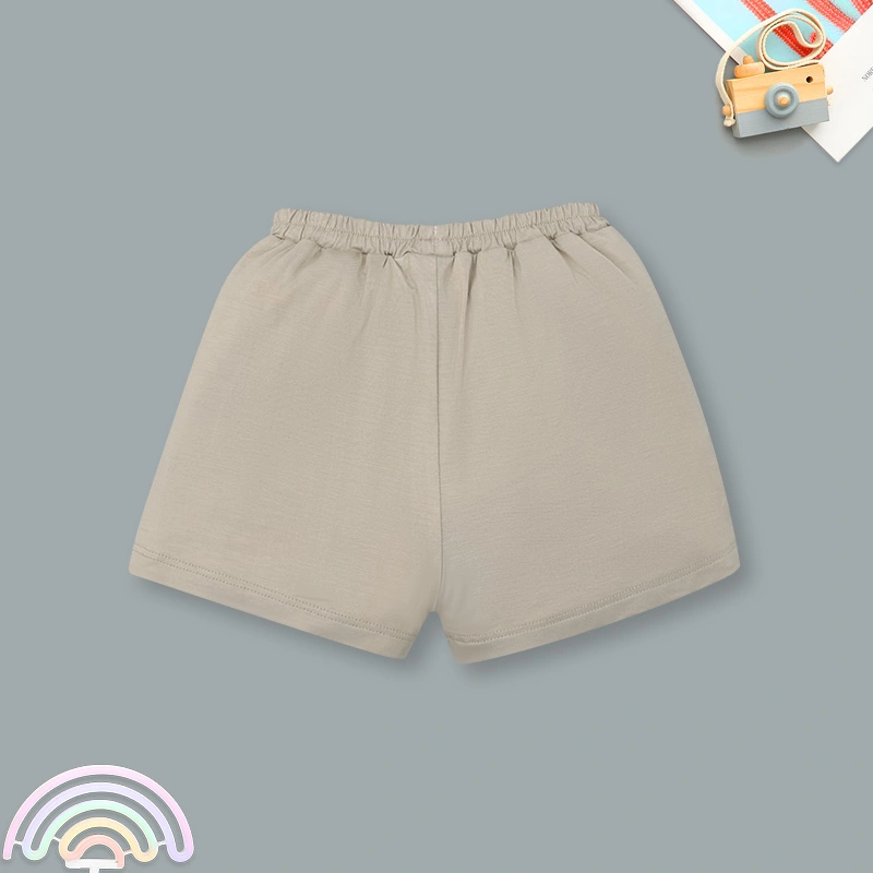 Bộ tay ngắn bé trai La Pomme in cún màu be 10