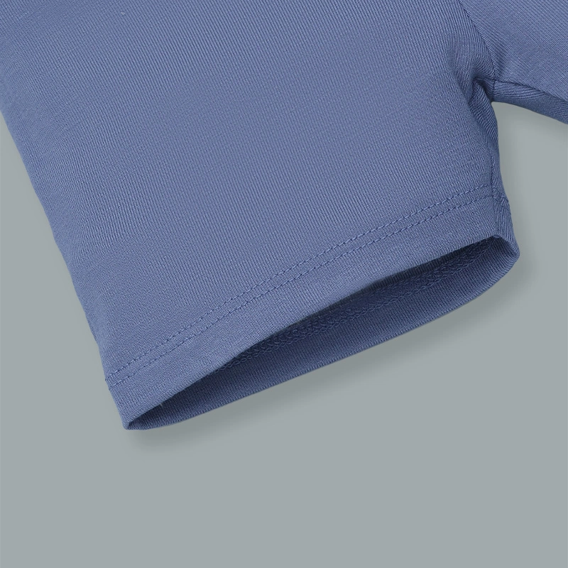 Bộ tay ngắn bé trai Lullaby NH312N màu trắng - xanh navy 11
