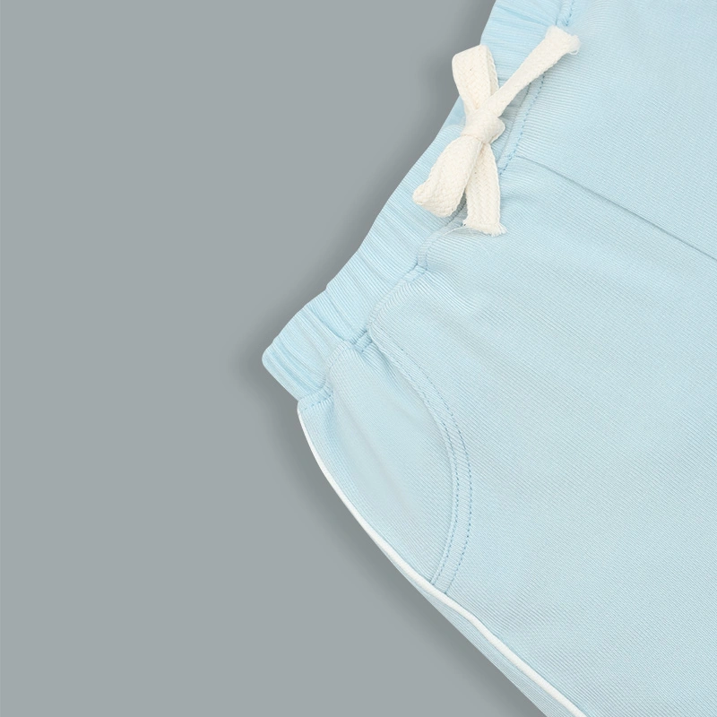 Bộ tay ngắn bé trai Lullaby NH479N màu kem - xanh 12