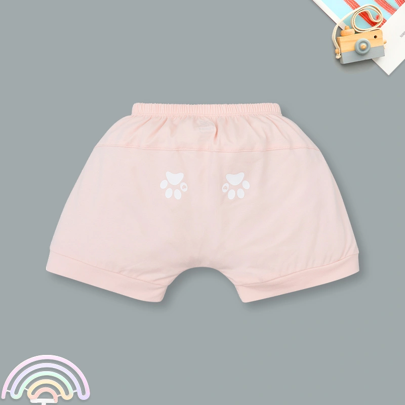 Bộ tay ngắn cài giữa bạn nhỏ dễ thương La Pomme màu ghi - trắng 27