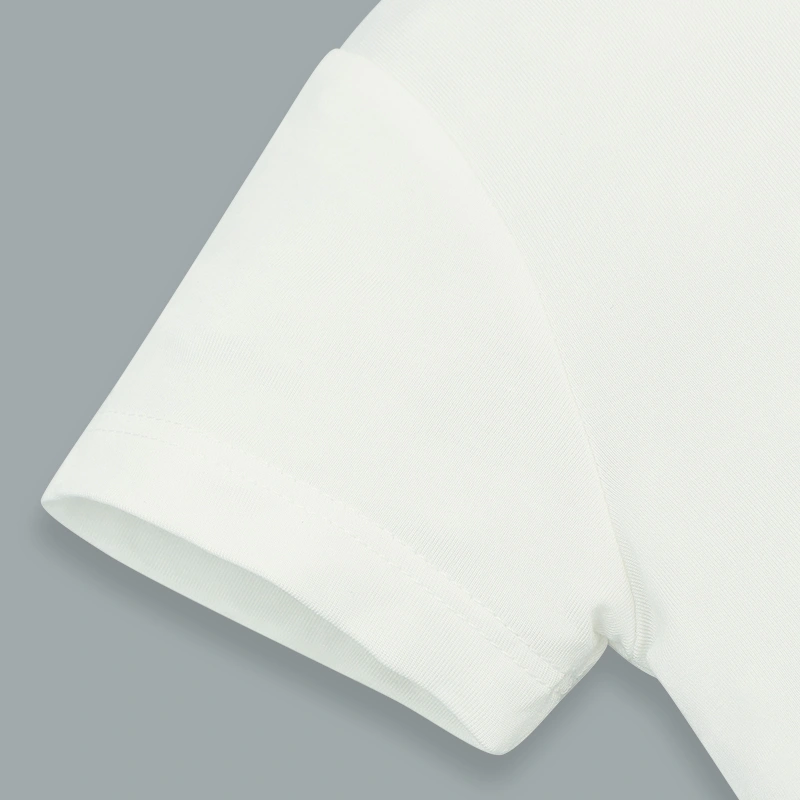 Bộ tay ngắn cài giữa bạn nhỏ dễ thương La Pomme màu ghi - trắng 22