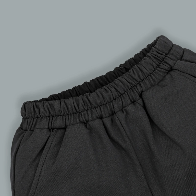 Bộ tay ngắn bé gái in hình mặt cười Ualarogo UR3862 màu xám 37