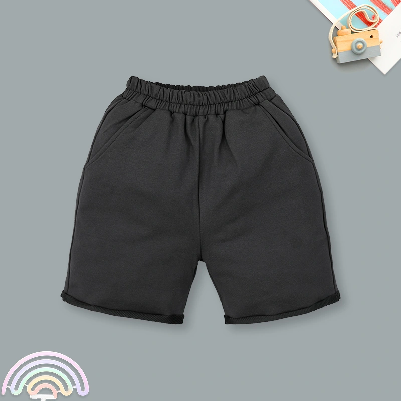 Bộ tay ngắn bé gái in hình mặt cười Ualarogo UR3862 màu xám 35