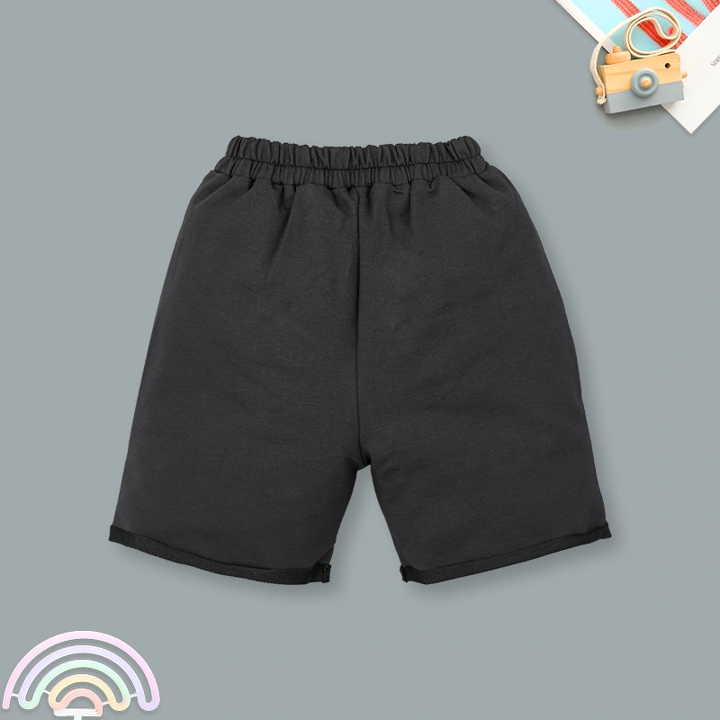 Bộ tay ngắn bé gái in hình mặt cười Ualarogo UR3862 màu xám 36