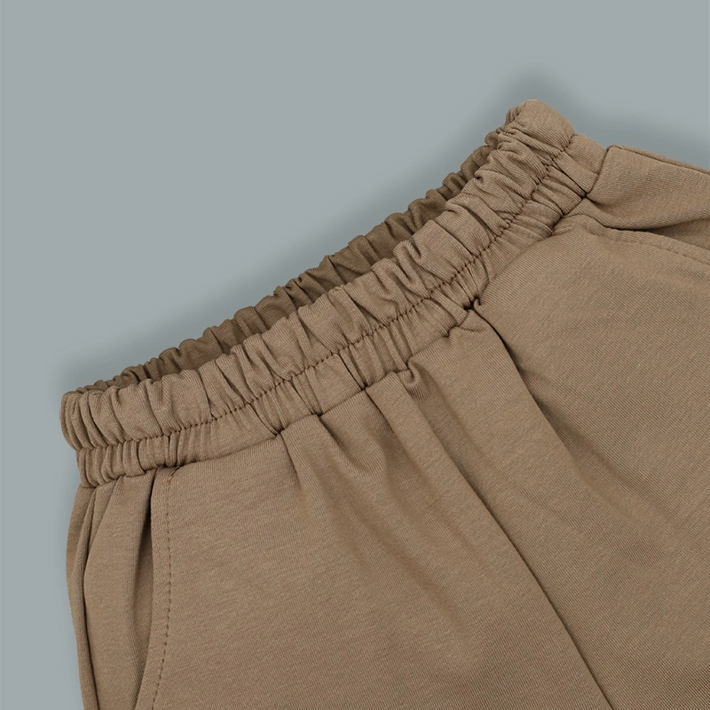 Bộ tay ngắn bé gái in hình mặt cười Ualarogo UR3862 màu xám 11