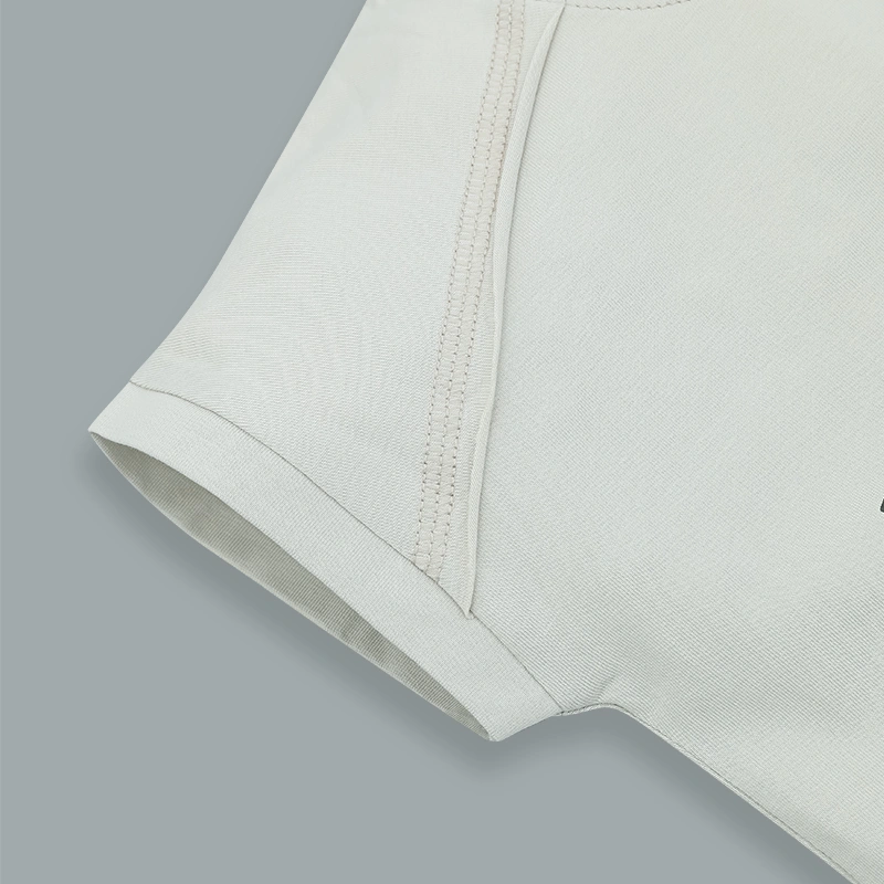 Bộ tay ngắn bé gái in hình mặt cười Ualarogo UR3862 màu xám 6