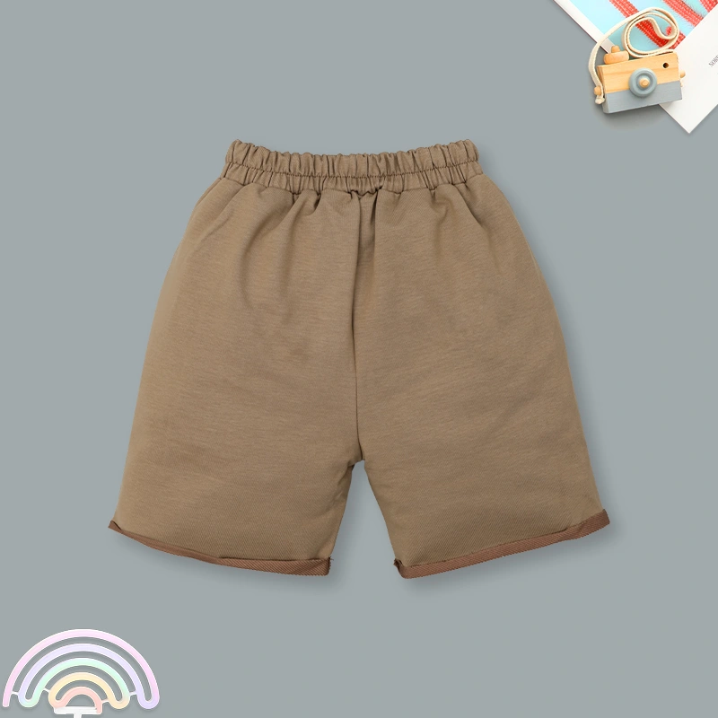 Bộ tay ngắn bé gái in hình mặt cười Ualarogo UR3862 màu xám 10