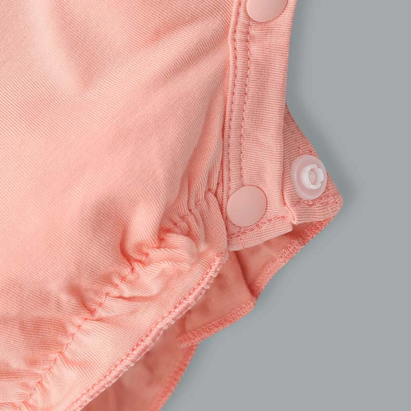 Bodysuit bé gái Lullaby NH417N in chữ màu cam 5