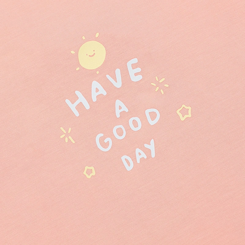 Bodysuit bé gái Lullaby NH417N in chữ màu cam 6