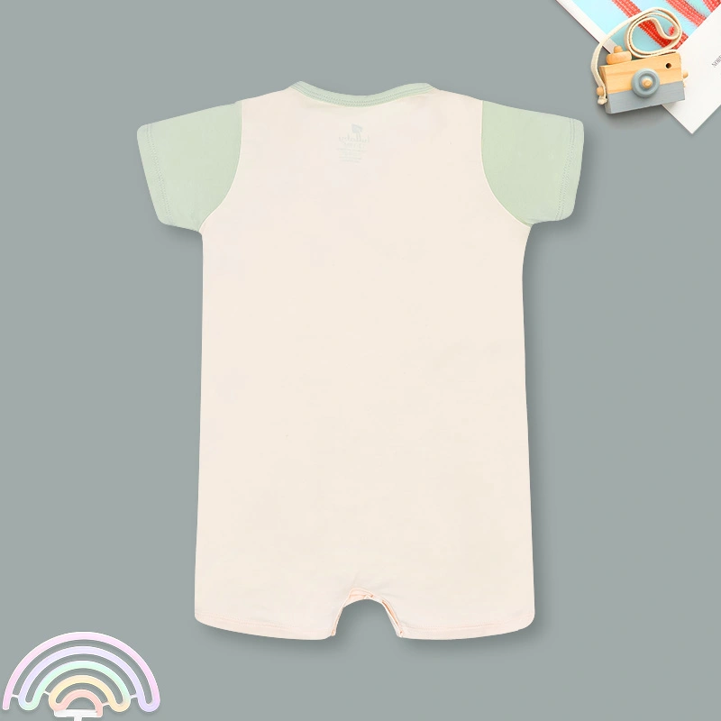 Bodysuit bé trai Lullaby NH416N in chữ màu kem 2