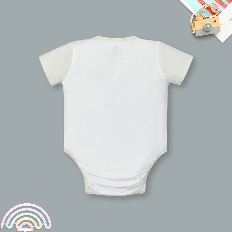 Bodysuit cài giữa La Pomme họa tiết nhí cách điệu màu hồng 11