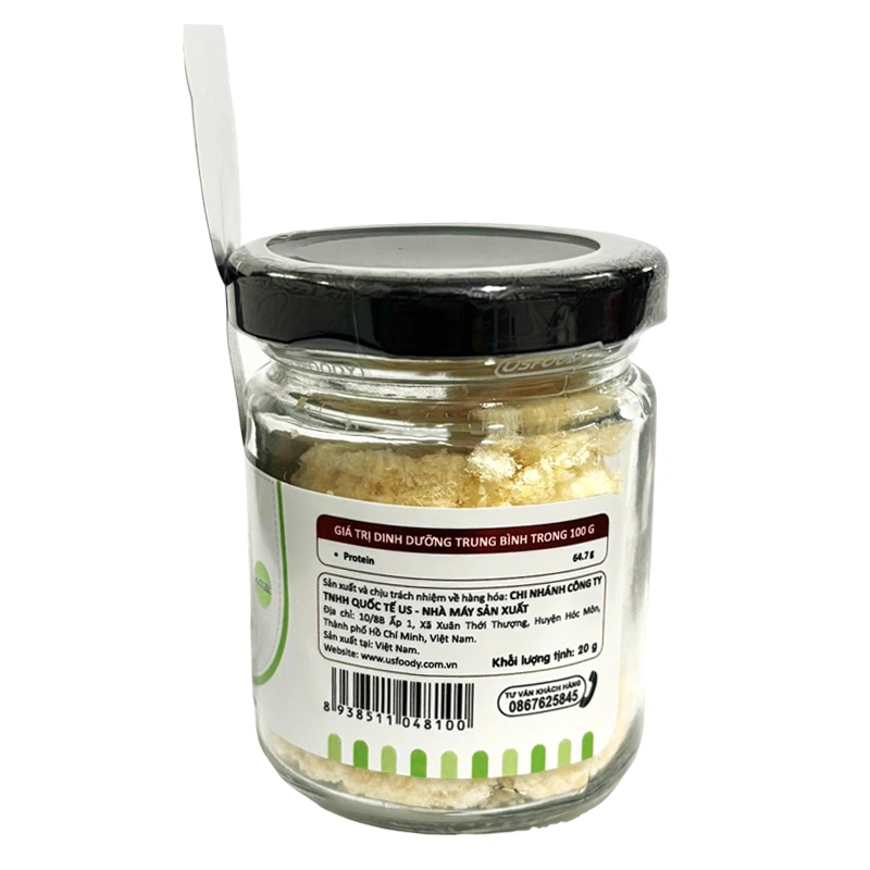 Chà bông tôm USFOODY hũ 10g (từ 7 tháng) - Giao bao bì ngẫu nhiên 13